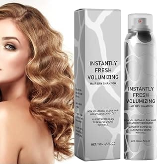Hair Dry Shampoo For Women, Instantly Fresh Volumizing Hair, Shampoo, Absorbs Oils & Impurities All Types