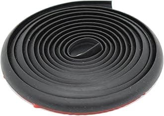 AUTOXBERT 4M/13Ft T-Shape Car Seal Strip Universal Rubber Weather Draft Seal Strip Car Windshield Edge Moulding Sealing Strip Soundproof Bumper Headlight Lip Gap for Fiat Jeep Nissan Honda