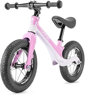 CXWXC Balance Bike from 2 Years Unique Magnesium Alloy 12 Inch Children's Balance Bike Load Capacity of 30 kg Wheels for 24-60 Months Balance Bike