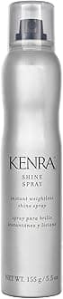 Kenra Shine Spray | Instant Weightless Shine Hairspray | Tames Frizz & Flyaways | Enhances Color Vibrancy | Lightweight, No Hold | All Hair Types
