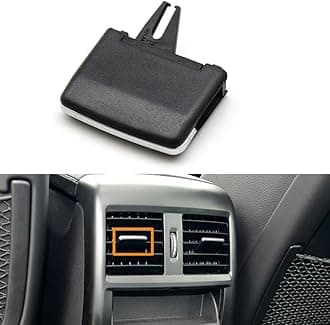 NCOUUOCN 1668300154 Front Rear Dash Air Conditioner Ac Vent Grille Tab Clip Slider compatible with Mercedes Benz M GL ML GLE GLS W166 W292 2011-2019 (Rear Right/Left)