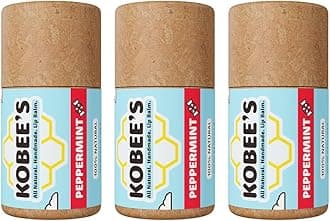 KOBEE'S ALL NATURAL. HANDMADE. LIP BALM. - Pack of 3: Kobeesco Lip Balm, Lip Moisturiser, Lip Balm, Lip Balm, Lip Balm (Mint)