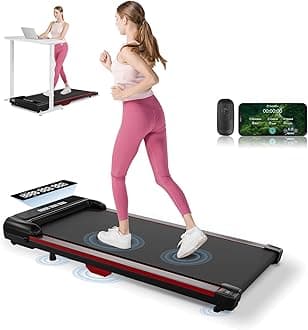 GTPLAYER Walking Pad,Treadmills for Home Office, 2.5HP Portable Under Desk Treadmill with APP, Remote Control, Led Display, 300 Lbs Capacity