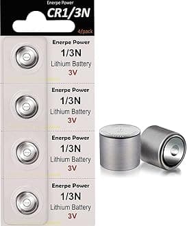1/3N CR1/3N DL1/3N 3V Lithium Battery High Capacity for Laser Sights Pet Electronic Collars 4-Pack