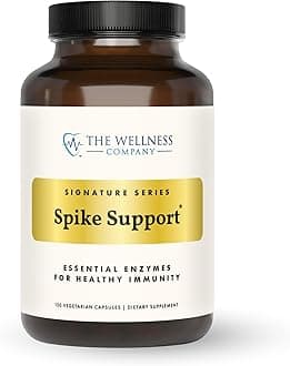 Spike Support - Detox, Immune Health, Blood Flow, Anti-Clotting - Nattokinase, Dandelion Root, & Black Sativa | 120ct (2 Month Supply)