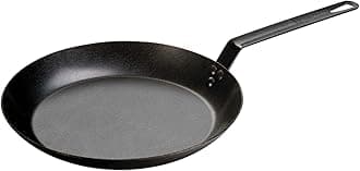 30.48 cm / 12 inch Pre-Seasoned Steel Round Skillet/Frying Pan