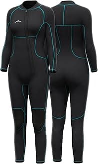 Hevto Women Wetsuit 3/2mm Neoprene Wet Suit Keep Warm in Cold Water for Surfing Swimming Diving