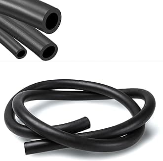 Universal Rubber Reinforced Fuel Pipe Line for Fuel Hose Engine Unleaded Petrol Diesel Oil Water Hose Pipe Line AUTORCE (4.8MM X 10.8MM, 5 Meter)