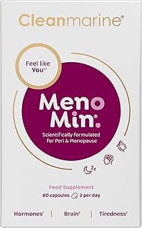 Menomin | Menopause Support - for People Aged 40+ During Peri-Menopause or Menopause – Daily Nutritional Support During This Natural Life Stage so You Can Feel Like You – 60 Capsules