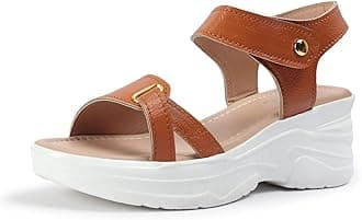 Women Casual Cream Wedges Sandal