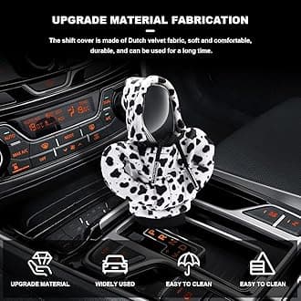 2PCS Universal Gear Shift Cover, 4.76Inch Funny Shifter Hoodie, Car Interior Accessories for Most Gear Shifts