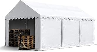 TOOLPORT Storage tent 3x6 m PVC 700 N waterproof shelter white