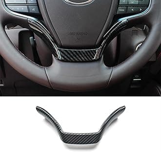 Carbon Fiber Style Interior Steering Wheel Trim Accessories for Lexus UX 200 250h ES 250 350 300h 2019 2020 2021 2022 2023 (Carbon Fiber Style)