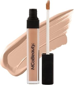 Brighten and Perfect Cream Concealer 3 Light Beige - Under Eye Concealer Dark Circles Color Corrector for Women - Hydrating Medium Coverage, Vitamin E Hyaluronic Acid Aloe Vera