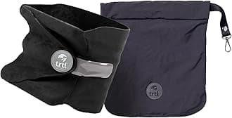 trtl Pillow - Scientifically Proven, Super Soft Neck Support Travel Pillow for Airplanes - Lightweight and Machine Washable - Ergonomic Design for Traveling on Flights, Cars, and Trains - Black