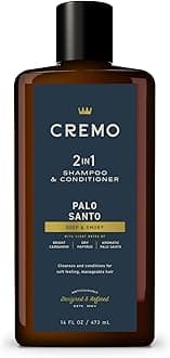 Cremo Palo Santo (Reserve Collection) Barber Grade 2-n-1 Shampoo & Conditioner, 16 Oz