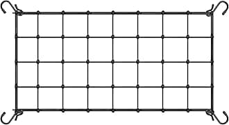 Garden Netting 60 x 120 cm, Trellis Net with 4 Hooks Trellis Net for Climbing Plants Vegetables Fruits and Flowers