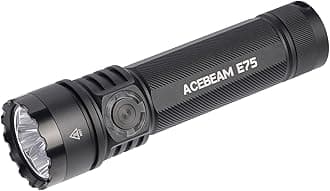 ACEBEAME75 4500 High Lumens Flashlight with Magnetic Base, Super Bright LED Flashlight Rechargeable, IPX8 Water-Resistant EDC Flash Light, 26 Days Super Long Lasting for Camping,Everyday Use