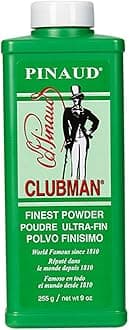 Clubman Talc White, 9 oz.