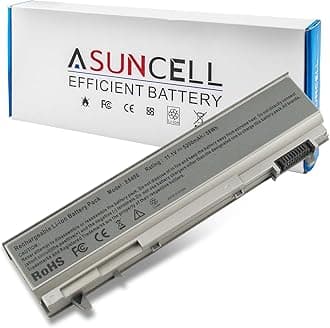 ASUNCELL New Laptop Battery for Dell Latitude E6400 E6410 E6500 E6510 Precision M2400 M4400 M4500 M6500