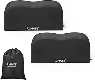 RVMATE RV Tire Covers - Dual Axle Wheel Cover (2 Pack) Fits 30"-33" Diameter Tires, Waterproof Anti-UV 420D Oxford Black Dual Tire Covers for RV/Truck/Trailer