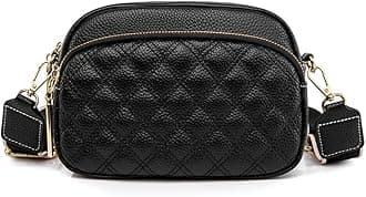 DKIIL NOIYB Crossbody Bags for Women, Genuine Leather Cross Body Bag Women with Adjustable Wide Strap Multiple Pockets Handbags & Shoulder Bags