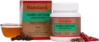 Hamdard Khamira Abresham Hakim Arshad Wala | 300 gm | Helps Manage General Weakness | All-natural | Promotes Overall Well-Being | Unani Formulation | Pack of 1