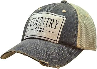 Funny Hats for Women and Girls, Distressed Trucker Baseball Cap with Sayings