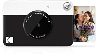 Printomatic Digital Instant Print Camera - Full Color Prints On Zink 2x3" Sticky-Backed Photo Paper (Black) Print Memories Instantly
