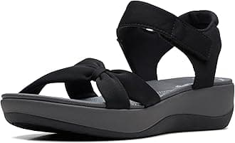 Clarks Women's Arashore Sandals, Ankle Strap, Lightweight, Easy to Walk