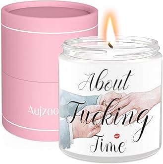 Wedding Gifts for Couple Anniversary Bridal Shower Personalized Engagement Gifts for Bachelorette Party Bride to Be Gifts Funny for Newly Engaged Unique Lavender Candle
