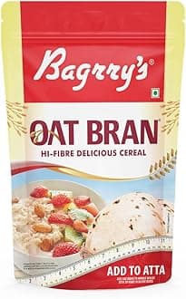 Bagrry's Oat Bran 400gm Pouch | High in fibre & protein | Good Digestive Health | Helps Reduce Cholesterol & Manges Weight