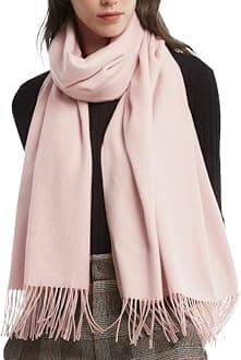 Womens Winter Scarf Cashmere Feel Pashmina Shawl Wraps Soft Warm Blanket Scarves for Women