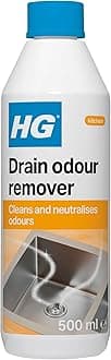 Drain Odour Remover - Cleans & De-Odourises Kitchen & Bathroom Sinks, Drains, Toilets & Shower Trays - 0.5kg