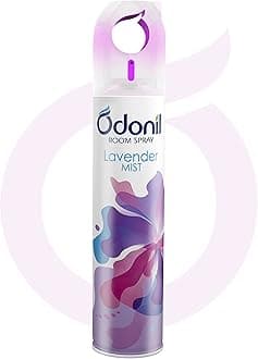 Odonil Room Air Freshner Spray, Lavender Mist - 220 ml | Nature Inspired Fragrance for Home & Office | Long Lasting Fragrance