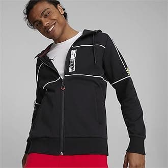 PUMA Men's Standard Scuderia Ferrari Race Hooded Sweat Jacket