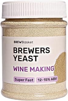 Yeast for Making Wine 150GM | Fast Acting Active Dry Culture | High Alcohol Tolerance up to 15% V/V | For Homemade Batches 150g