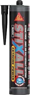 Sika Stixall – Extreme Power Sealant And Adhesive – Waterproof – Black – 290ml