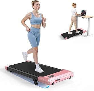 DeerRun Raceable Walking Pad Suitable for High-tech wearables, Under Desk Treadmill Max 350LBS with APP Control, Walking Machine for Home with AI chaperones & Multi-Runner Races