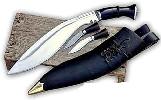 -13" Blade Traditional WWII Kukri - Historic Khukuri - High Carbon Steel Military Issue Blade from Nepal
