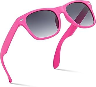 Retro Rewind Kids Sunglasses for Boys Girls Age 3-12 - Shatterproof UV400 Toddler Children Sun Glasses