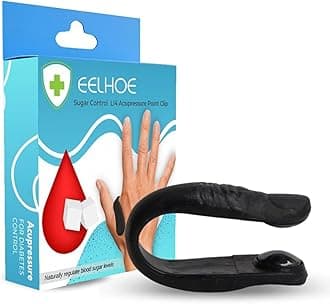 Sugar Control LI4 Acupressure Point Clip | Headache, Migraine &Tension Relief | Light Weight (Pack of 10 pcs)