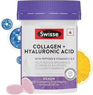 Collagen+ Hyaluronic Acid with Peptides, Vitamin C & E to Boost Skin Repair & Regeneration For Youthful & Radiant Skin - 30 Tablets (One Tablet Per Serving For Both Men & Women) Australia’s No.1 Beauty Nutrition Brand