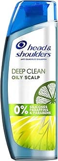 Head & Shoulders Deep Clean For Severe Oily Scalp, Anti-Dandruff Shampoo, Free of Silicones, Parabens and Paraffins, 400ml x 2