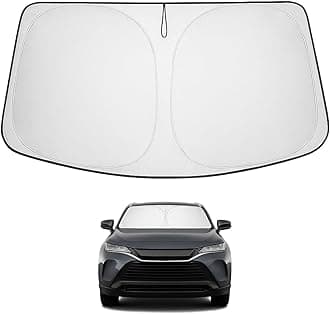 Proadsy Front Windshield Sun Shade Foldable Sunshade Protector Custom Fit 2021 2022 2023 2024 2025 Toyota Venza, LE, XLE, Limited, SUV Accessories 2025 Upgrade