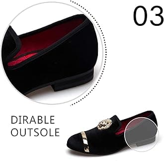 JITAI Men's Classic Faux Leather Loafers Wedding Casual Shoes and Moccasins Loafers for Men