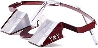 YY Vertical Belay Glasses for Rock Climbing – Upward Vision Prisms for Safe Belaying – Anti Neck Strain – Not for Reading