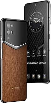 Vertu iVERTU Procella Calfskin 5G Phone, Unlocked Smartphone, Secure Encrypted, 64MP Camera, 12+512G, 120Hz FHD+(1080 * 2400) OLED Display, Dual SIM, Fast Charge (Black)