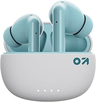 Boult Audio W20 Truly Wireless in Ear Earbuds with 35H Playtime, Zen™ ENC Mic, 45ms Low Latency, 13mm Bass Drivers, Type-C Fast Charging, Touch Control, IPX5 ear buds TWS (Glacier Blue)
