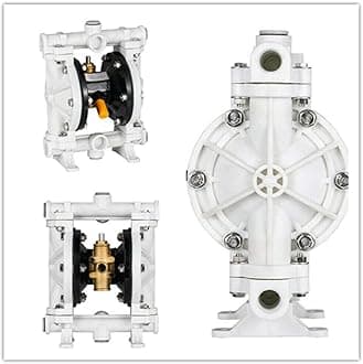 Air Operated Double Diaphragm Pump 1/2" Inlet & Outlet Heavy Duty Waste Oil Transfe Pump QBK-15 for Diesel, Grease, Kerosen 13GPM